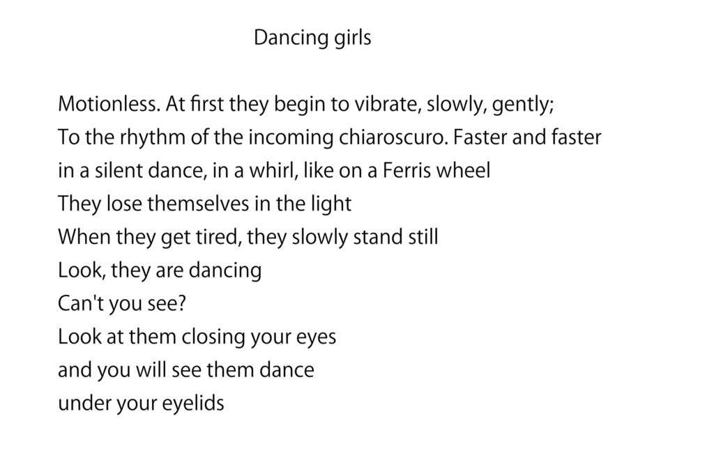The dancing girls - fineart series description